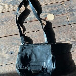 Kooba Black Leather Shoulder Bag